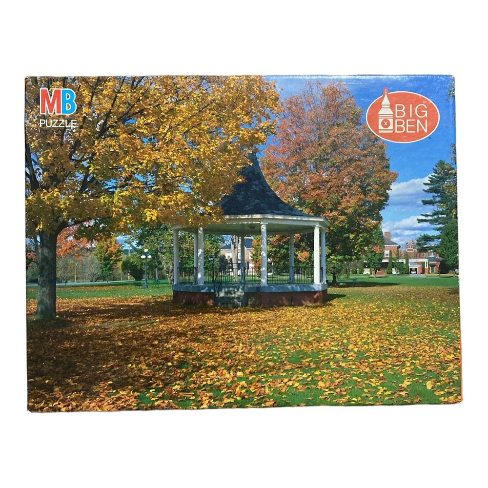 1989 MB Big Ben Gazebo Lyndonville, Vermont 1000 Piece Jigsaw Puzzle New Sealed
